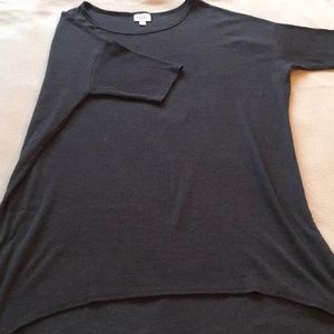 LuLaRoe Charcoal Gray Medium Irma
